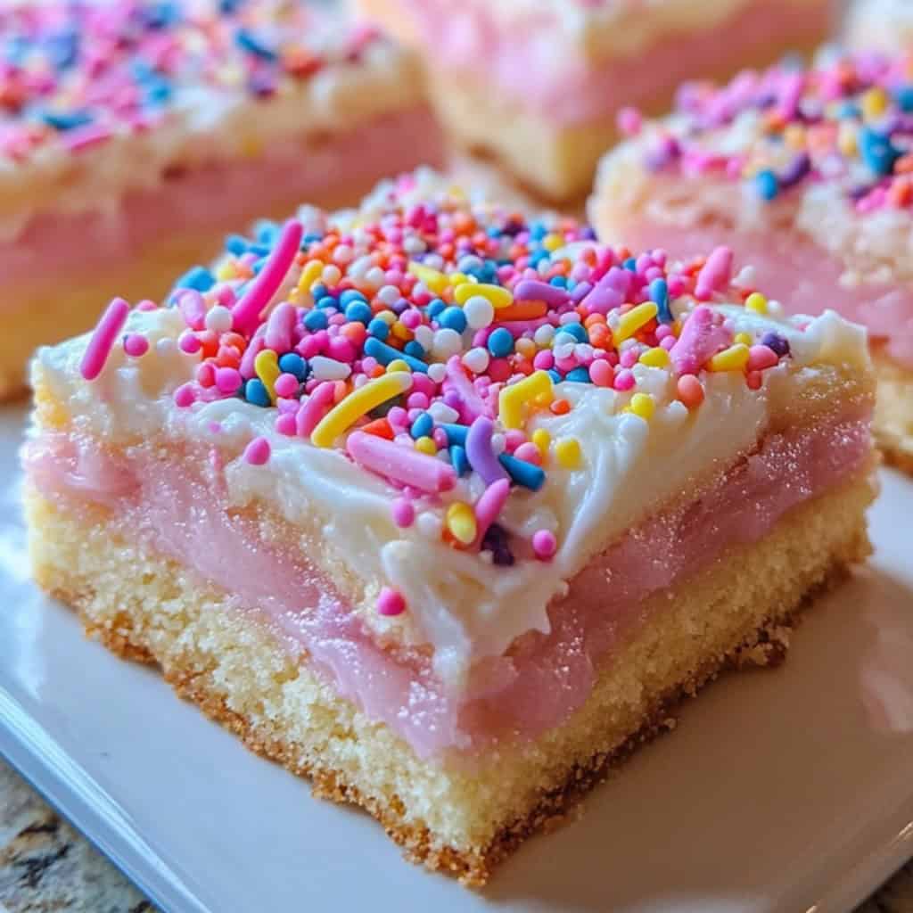 Vanilla Unicorn Sugar Cookie Bars