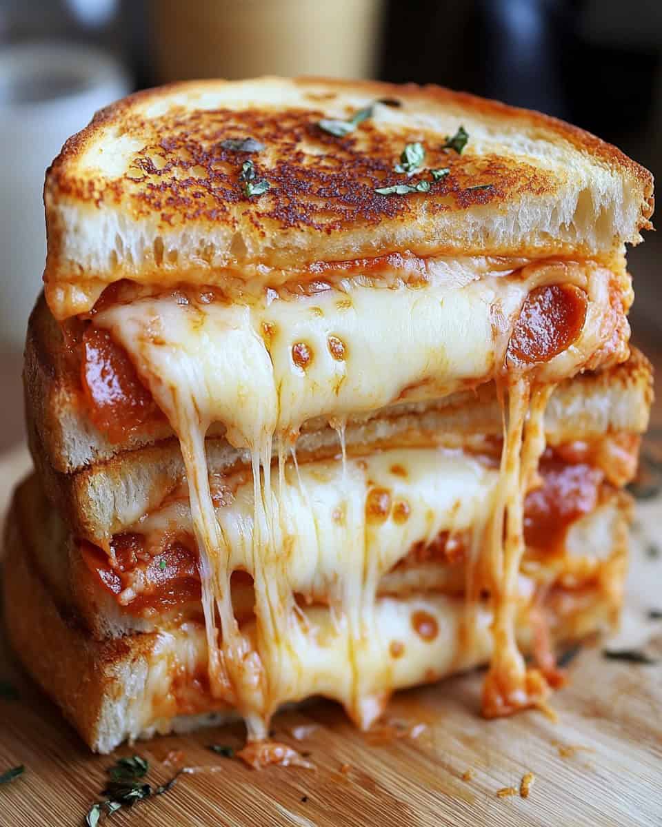 Mouthwatering Pizza Grilled Cheese Sandwich Recipe