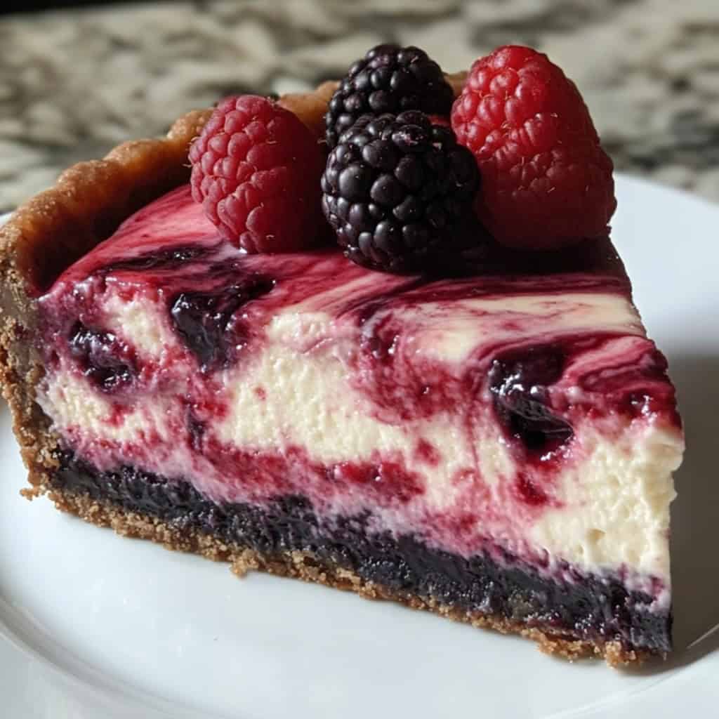 Berry Swirl Cheesecake