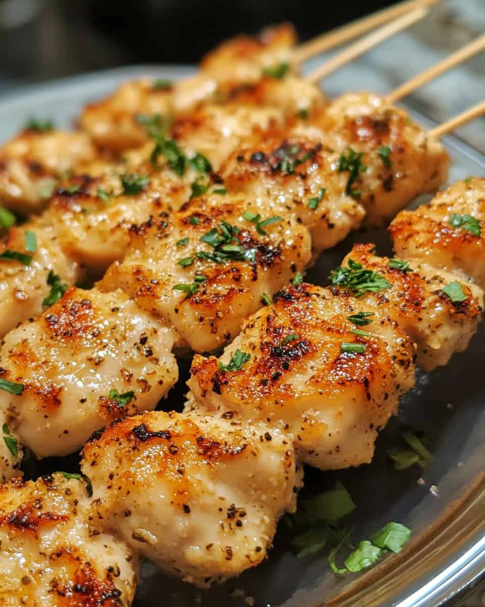 Juicy Grilled Chicken Skewers