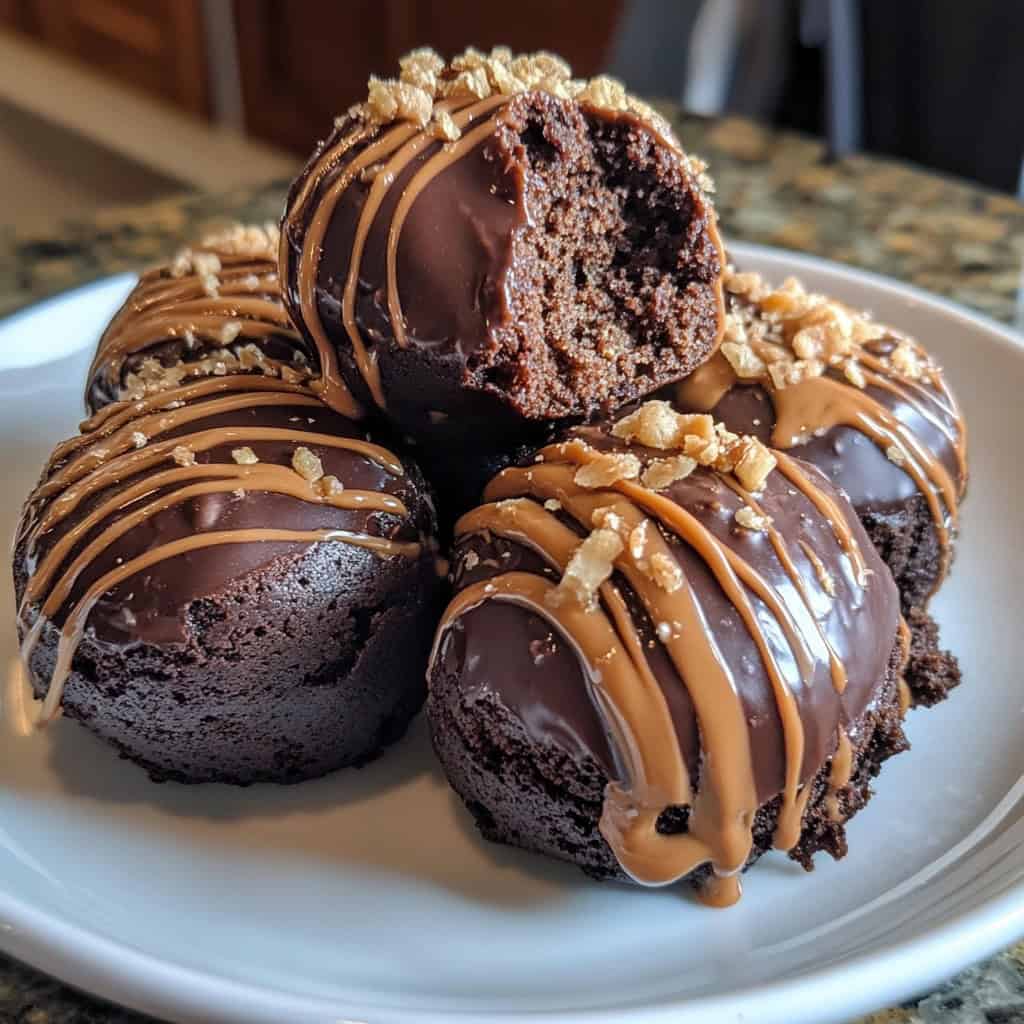 Peanut Butter Brownie Bites