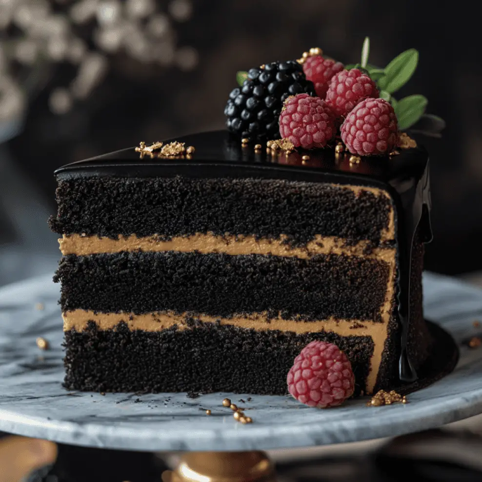 Luxurious Black Velvet Cake