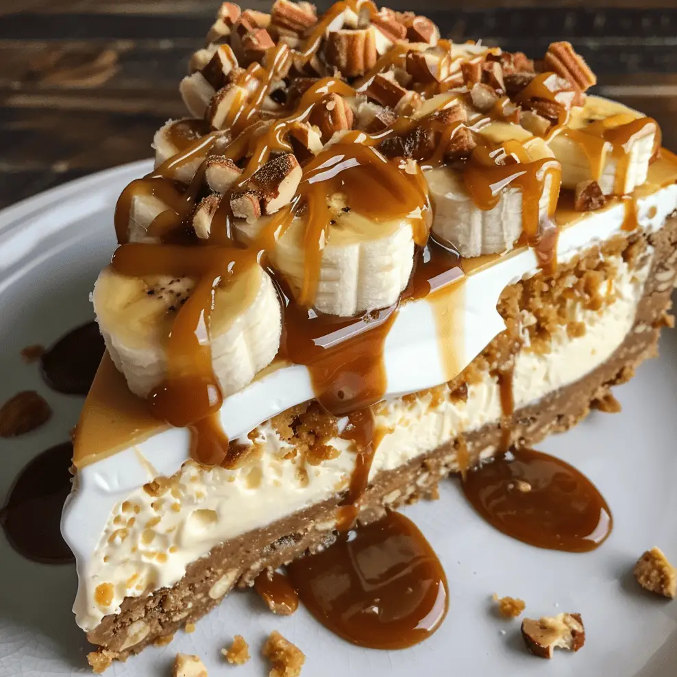 Irresistible Banana Caramel Peanut Butter Cheesecake: A Decadent Delight