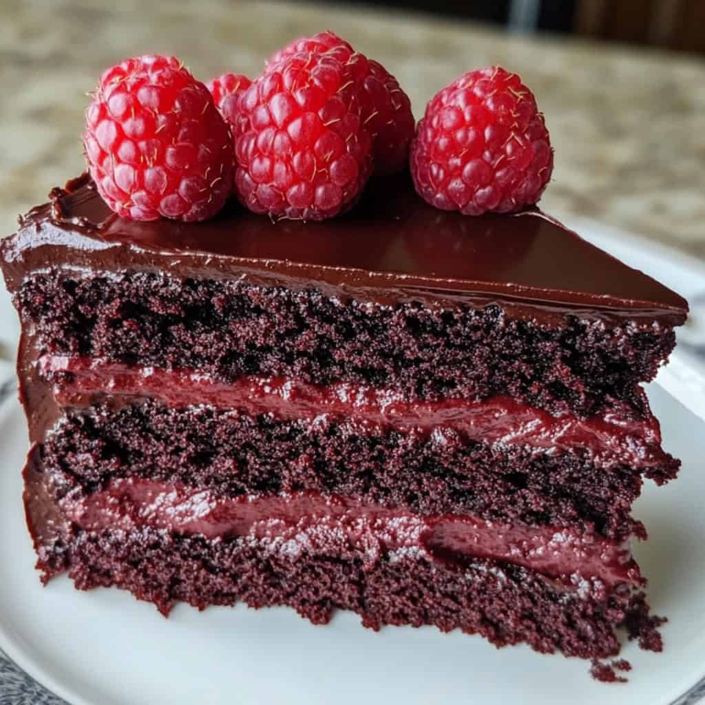 Rich and Velvety Chocolate Raspberry Red Velvet Cake Recipe