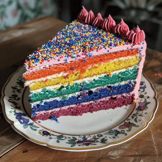 Rainbow Layer Cake