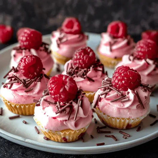 Raspberry Vanilla Cupcakes