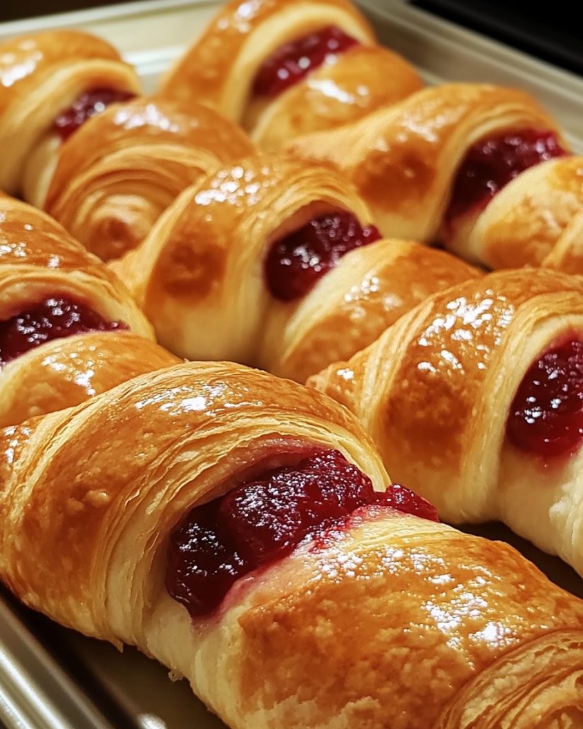 Cherry Filled Crescent Rolls