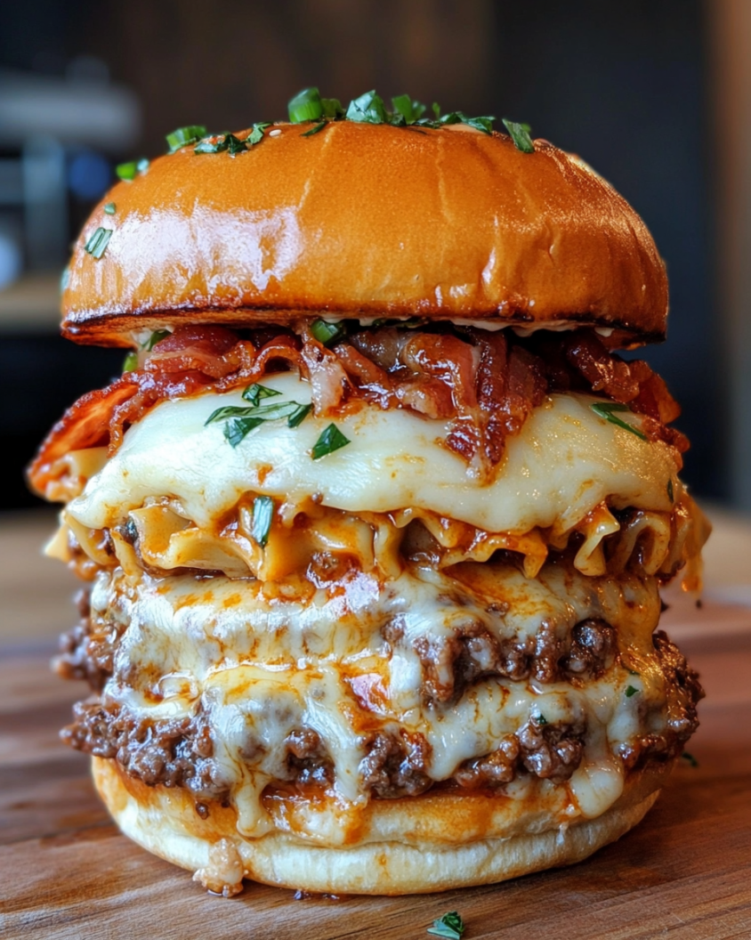 The Bacon Lasagna Burger