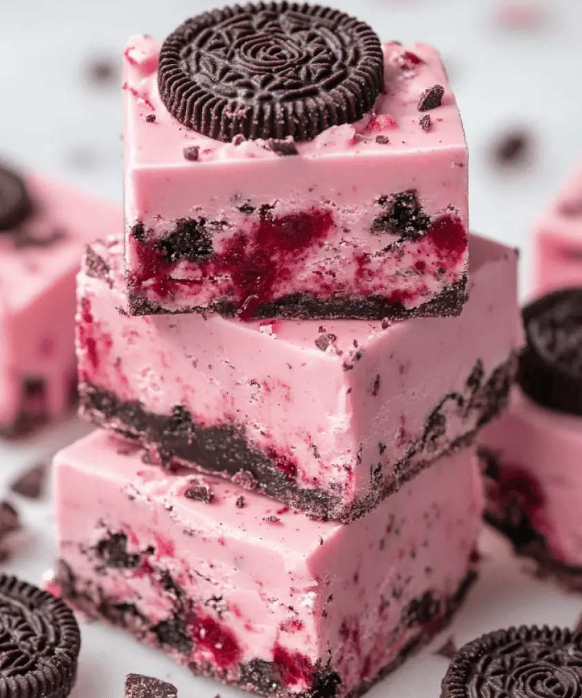 Cherry Oreo Fudge