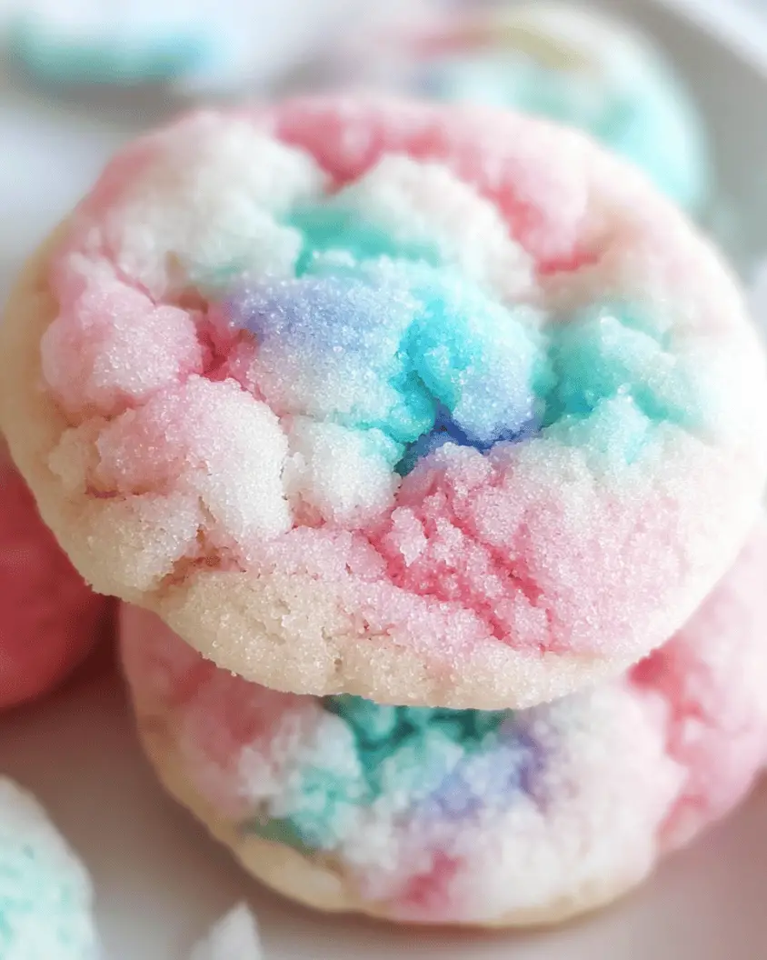 Cotton Candy Cookies