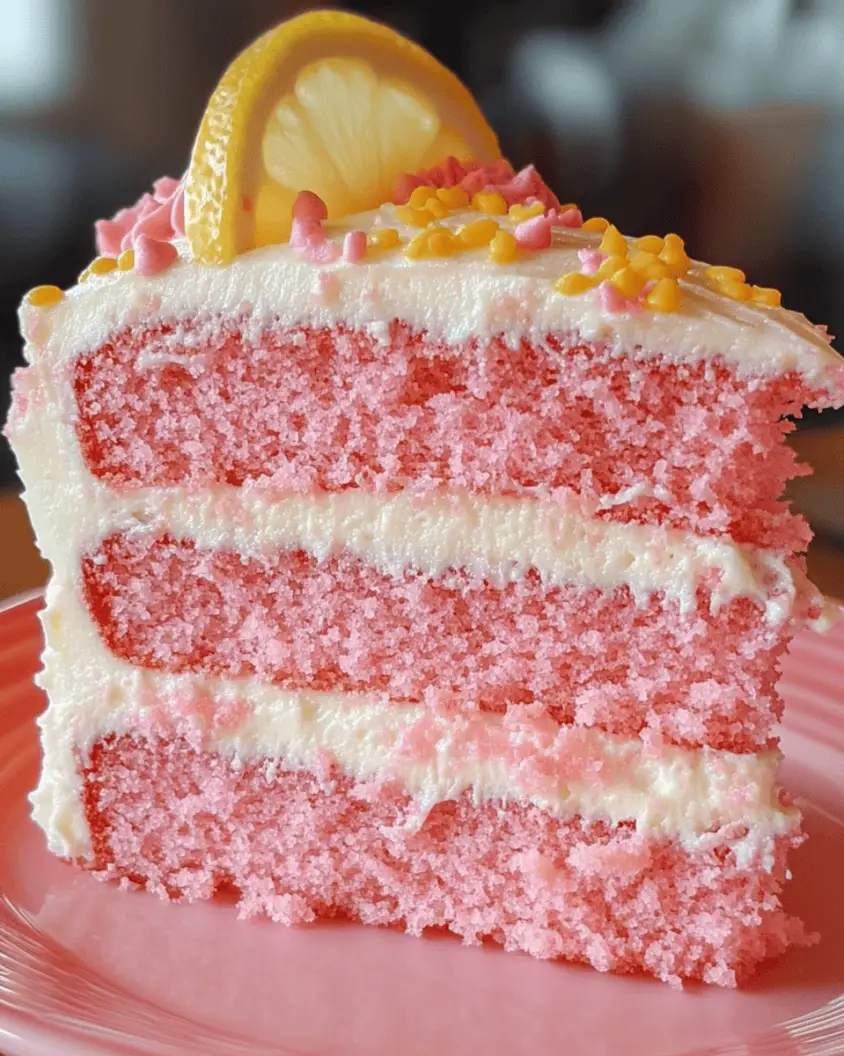 Pink Lemonade Cake