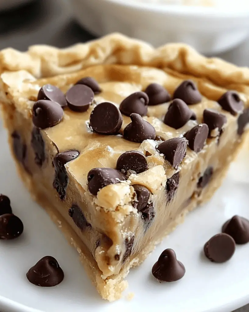 Gooey Chocolate Chip Pie