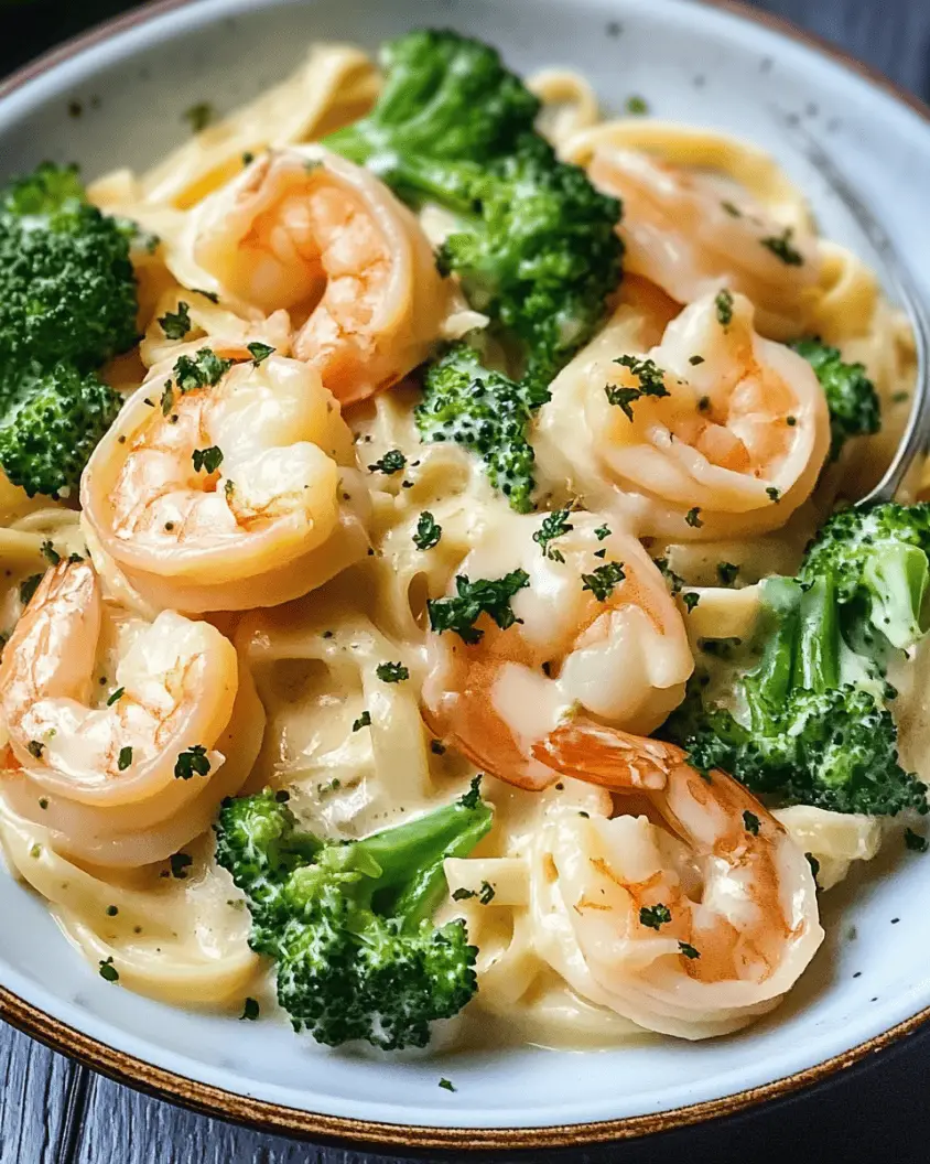Shrimp Broccoli Alfredo