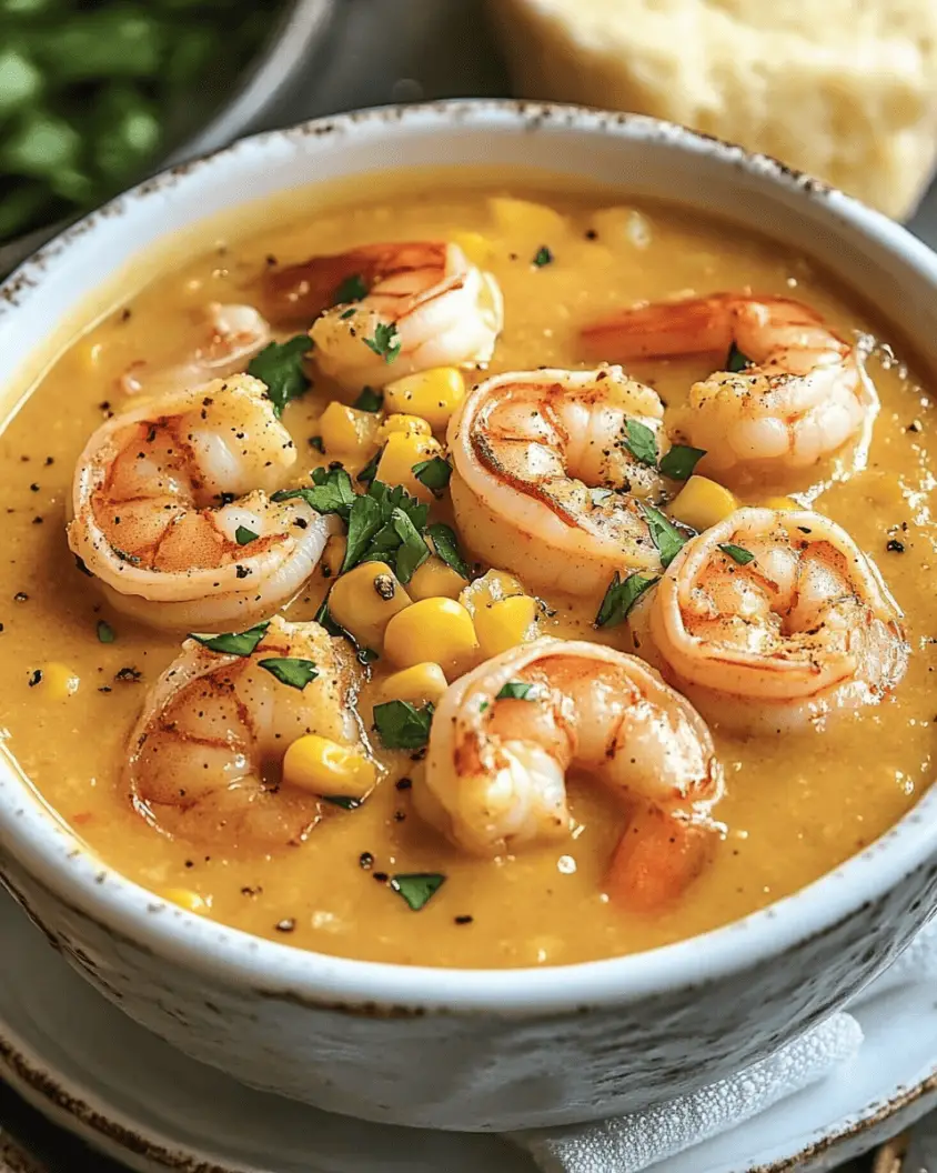 New Orleans Shrimp and Corn Bisque