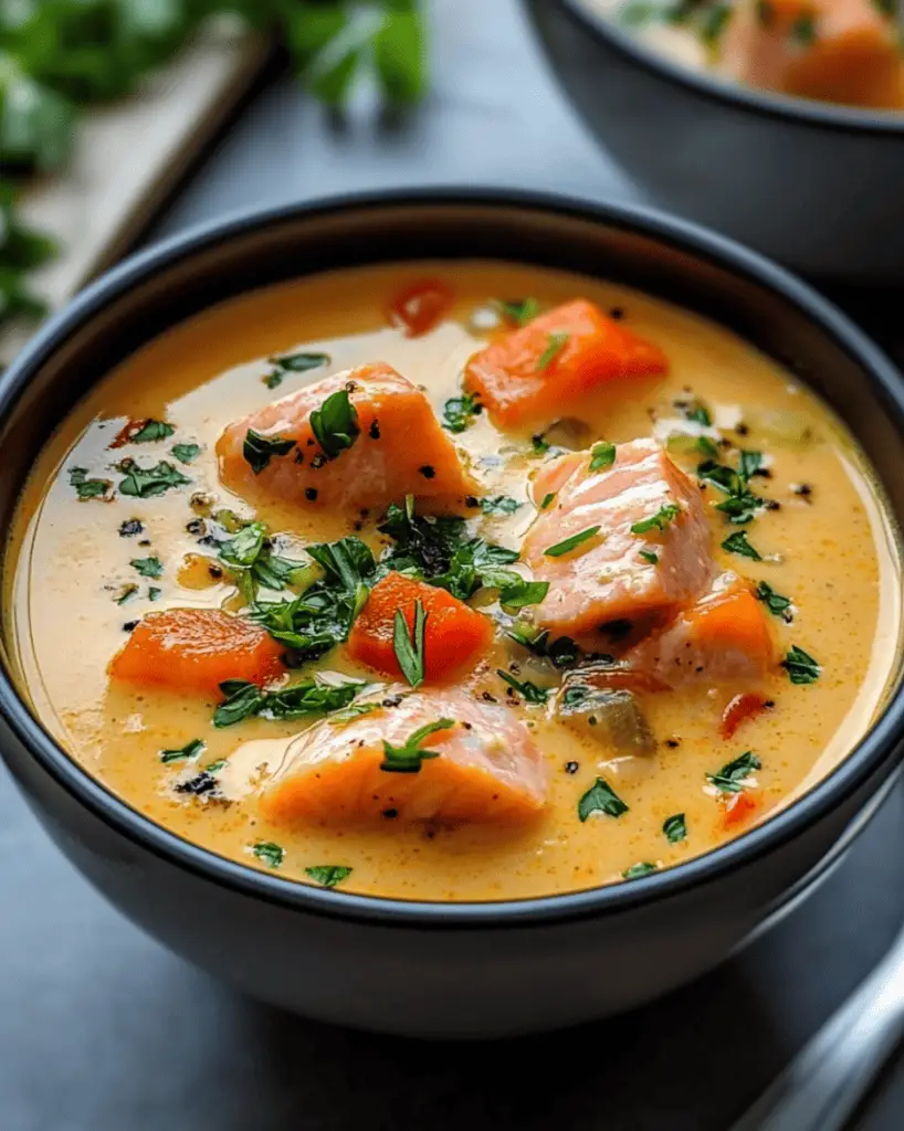 Easy Salmon Soup