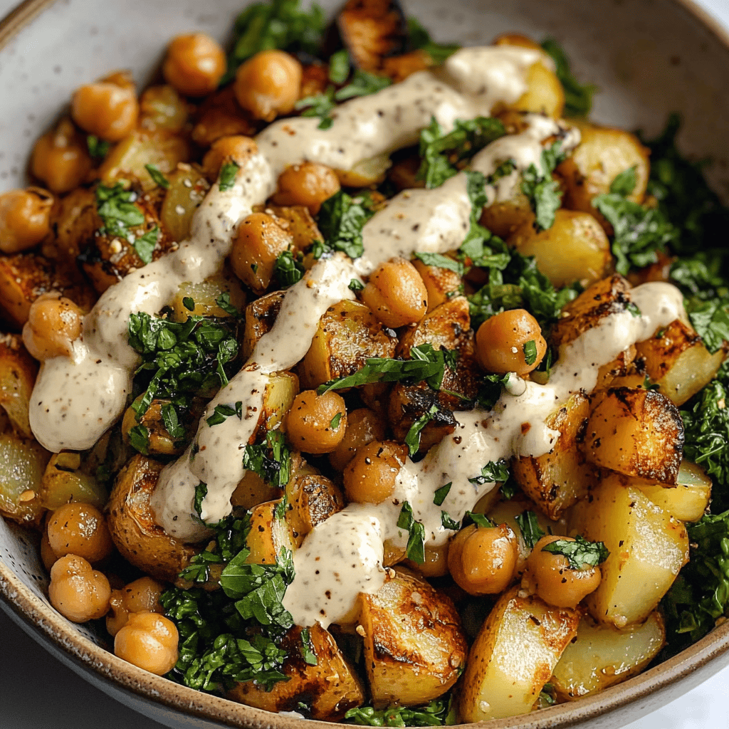 Delicious Potato & Chickpea Bowl Recipe