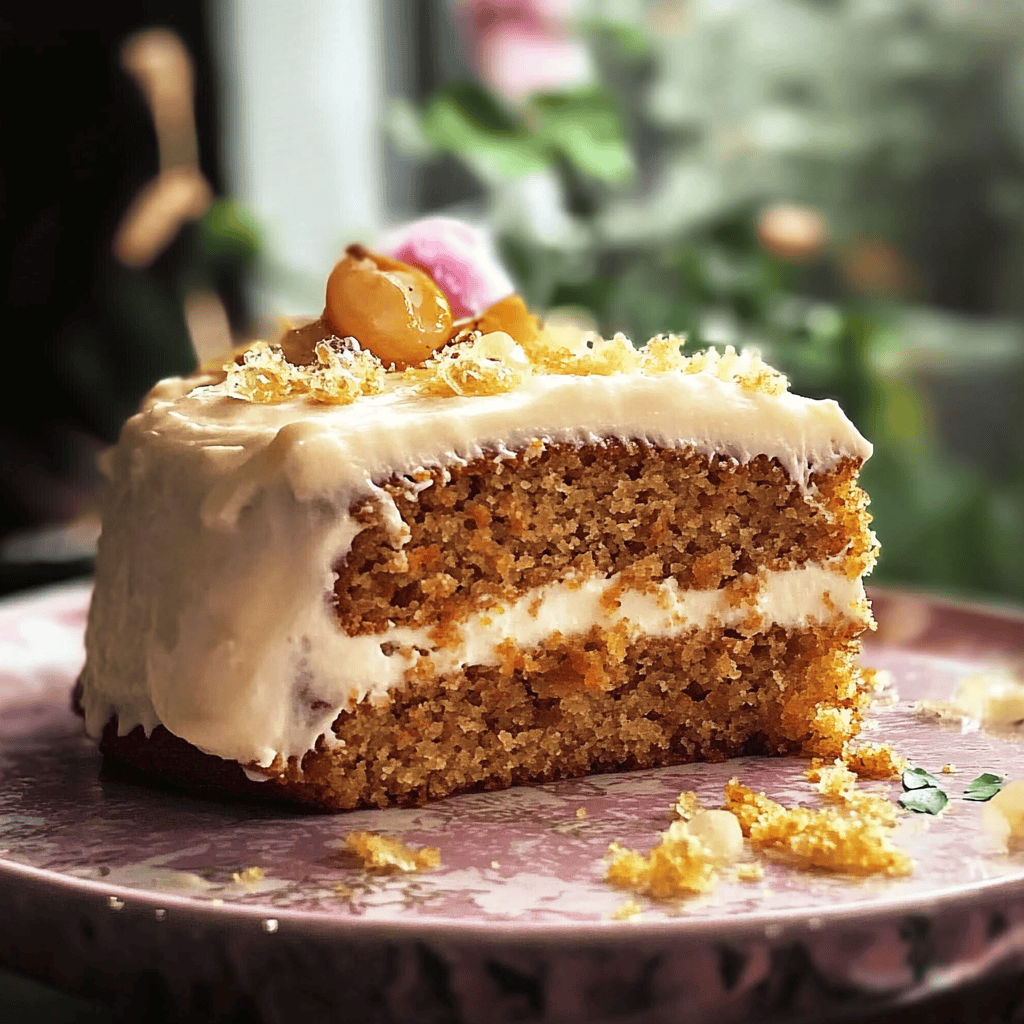 Spelt Carrot Cake with a Lemon Cream Cheese Frosting