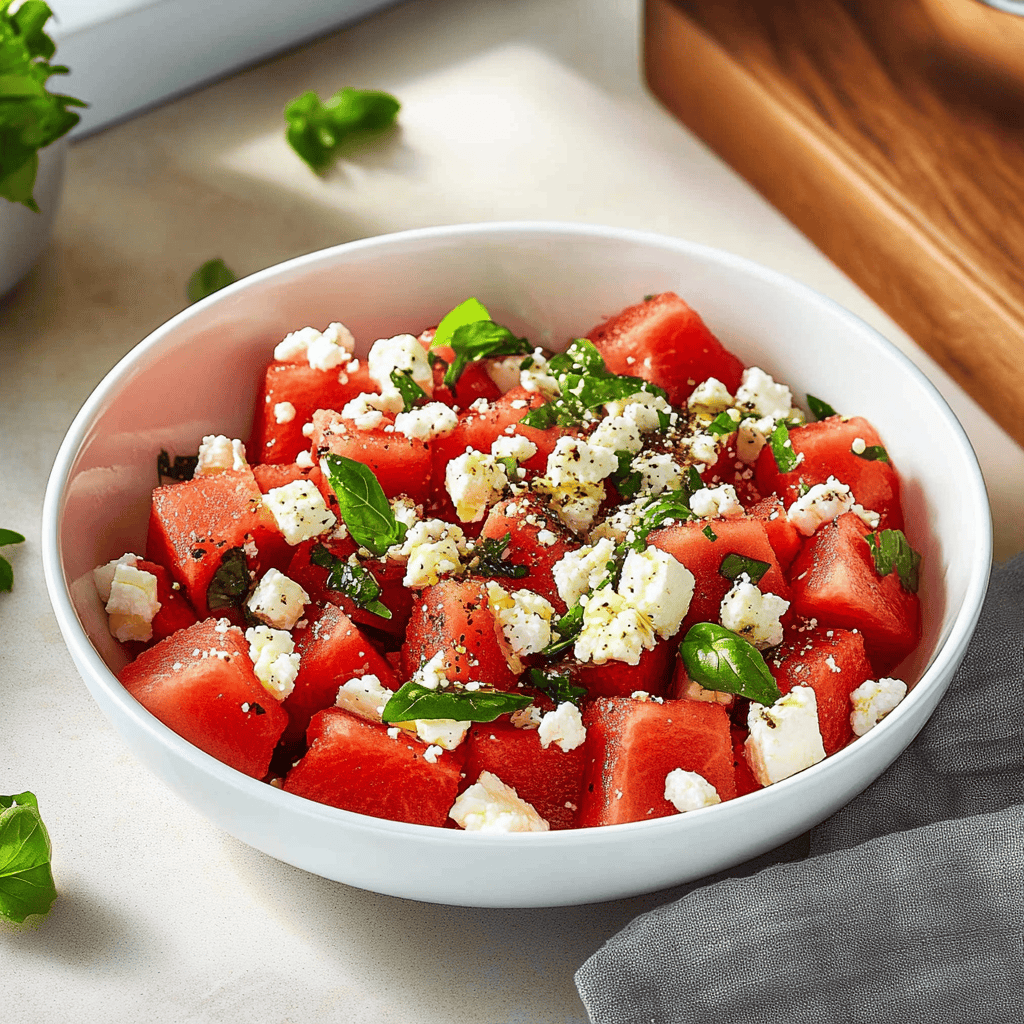 Refreshing Watermelon Feta Salad Recipe
