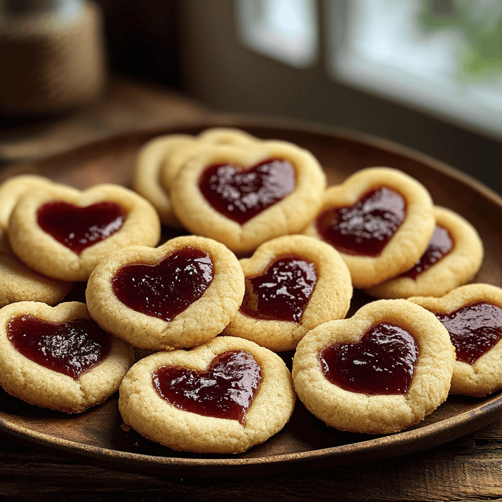Delicious Heart Thumbprint Cookies Recipe