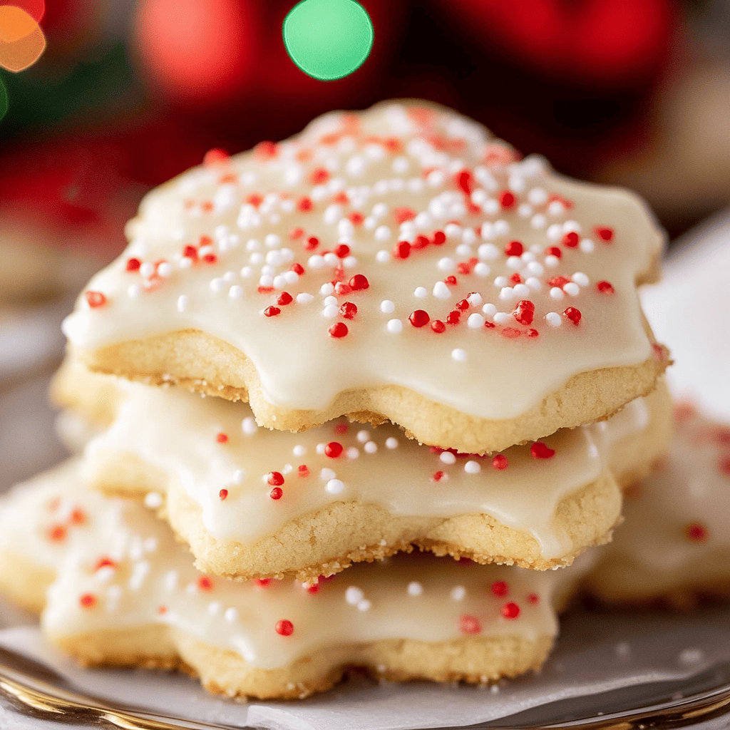 Christmas Cream Cheese Sugar Cookies