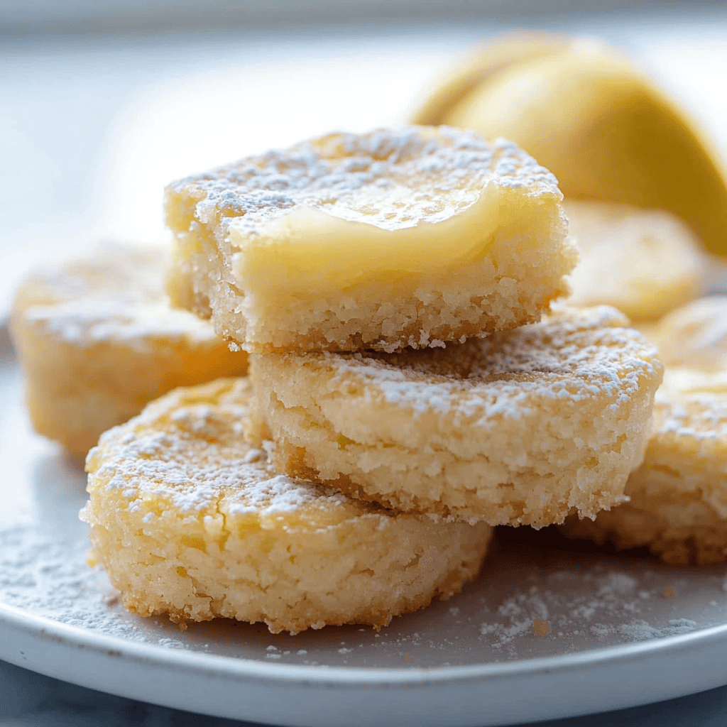 Keto Lemon Bar Cookies