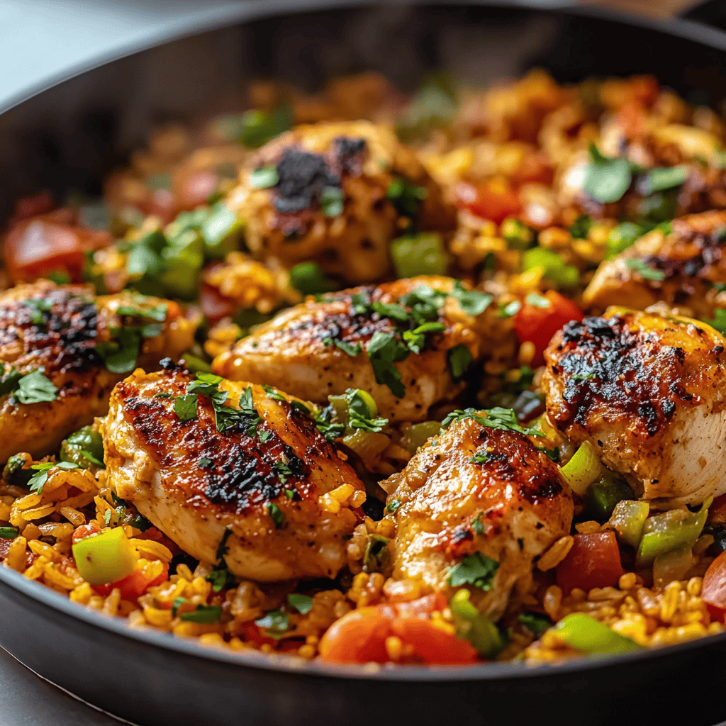 One-Pan Mexican Chicken and Rice (35-Minutes)
