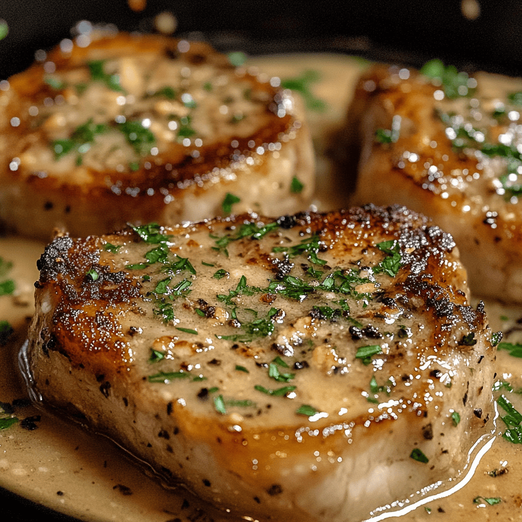 Easy Garlic Parmesan Pork Chops Recipe