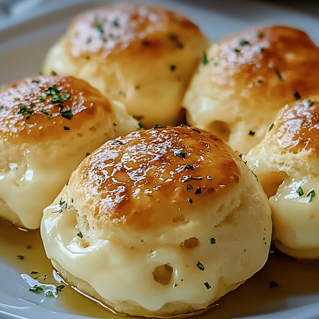 Pillsbury Biscuit Garlic Butter Cheese Bombs