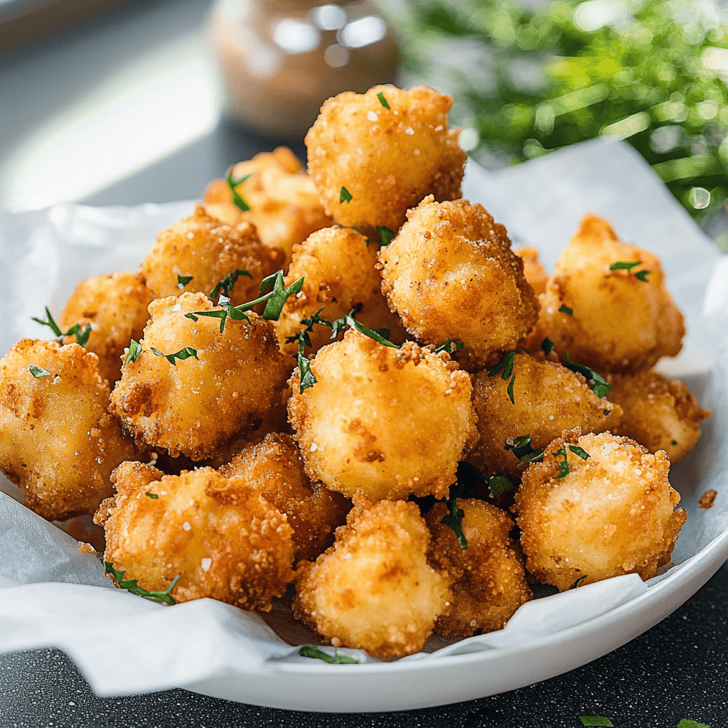 Crispy Low Carb Keto Cauliflower Bites