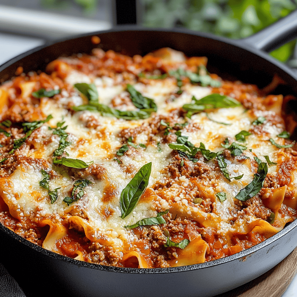 Delicious Vegan Skillet Lasagna Recipe