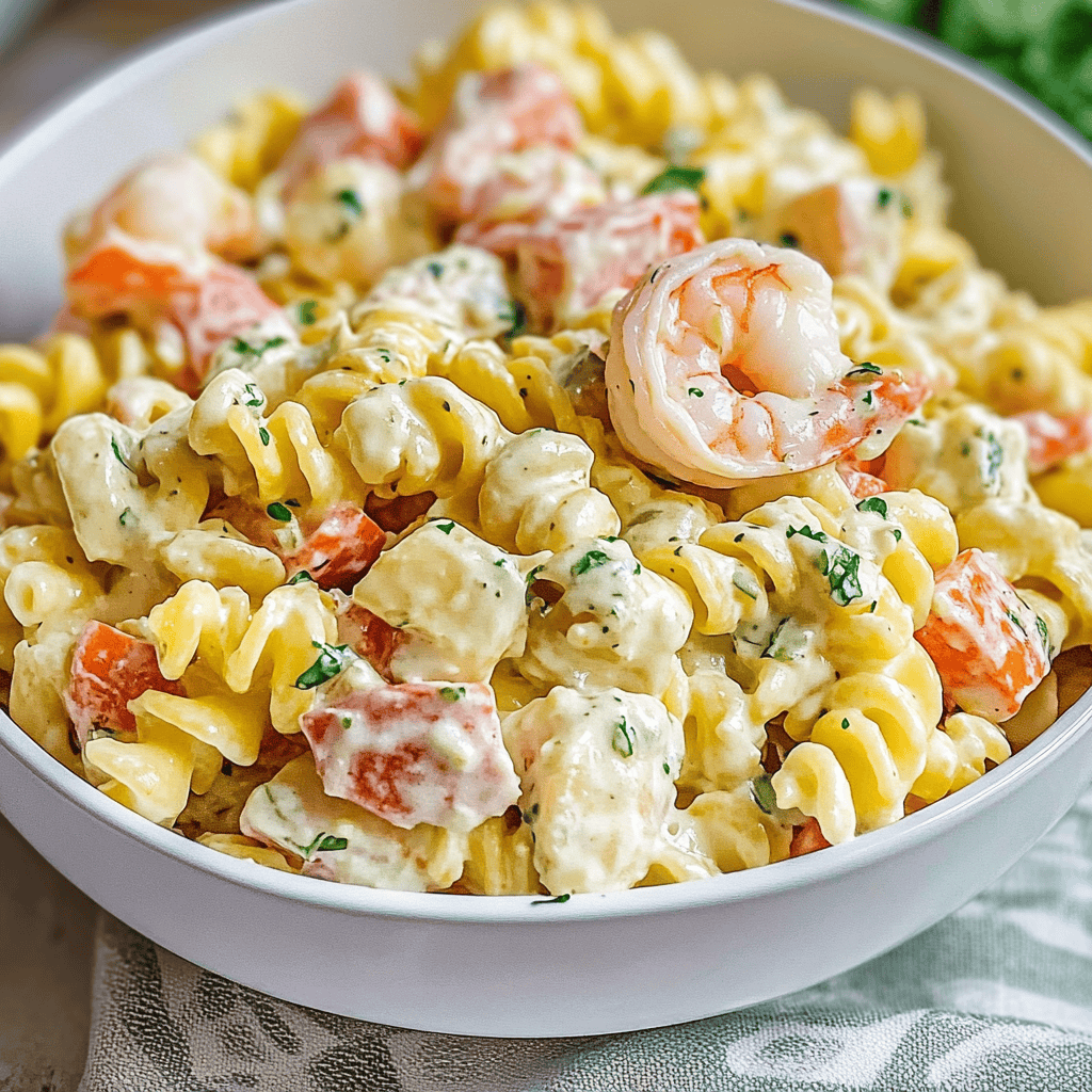 Creamy Shrimp Pasta Salad