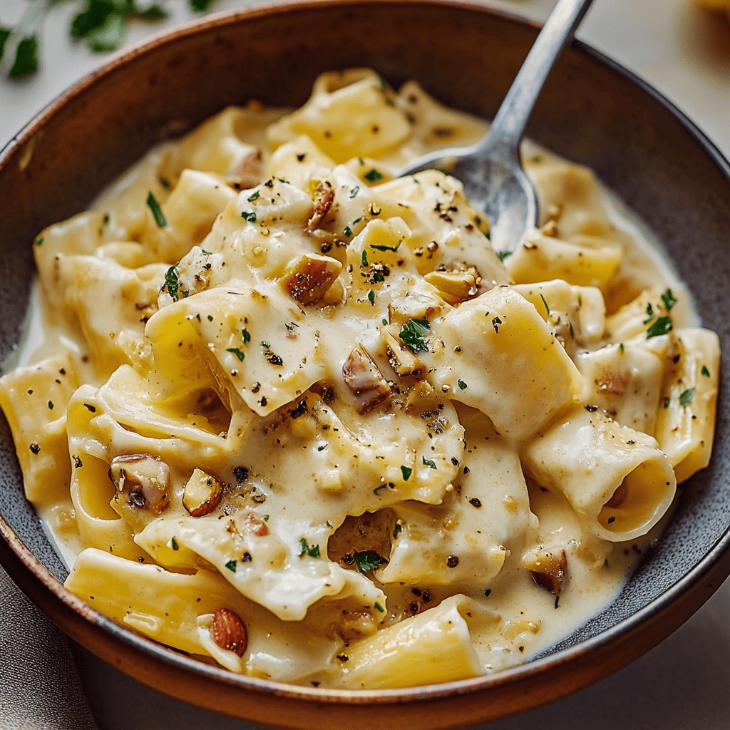 Pantry Pasta with Vegan Cream Sauce