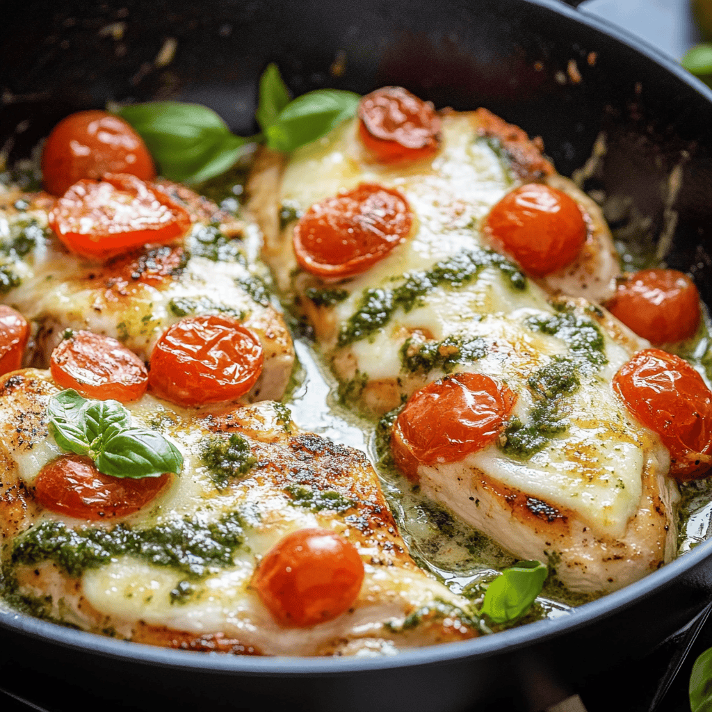Chicken Margherita Skillet