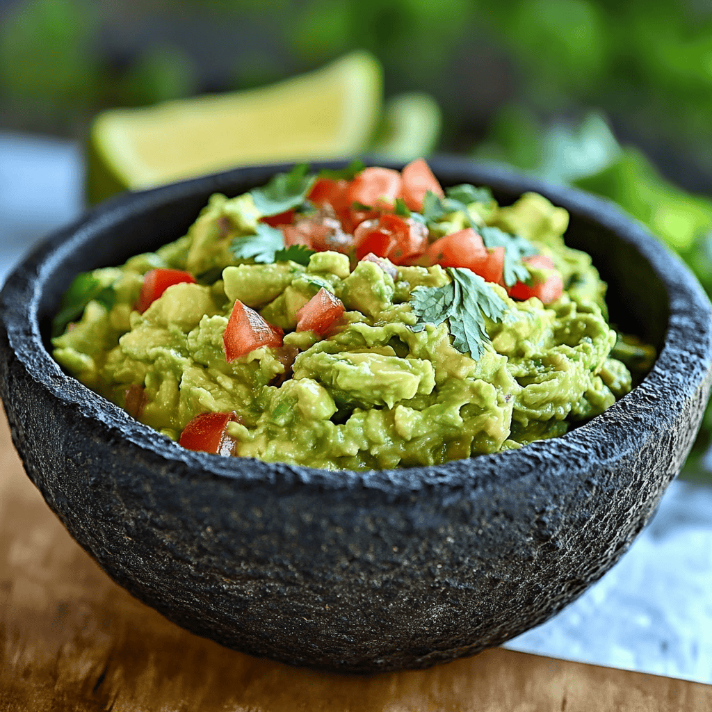 Easy Homemade Mexican Guacamole Recipe