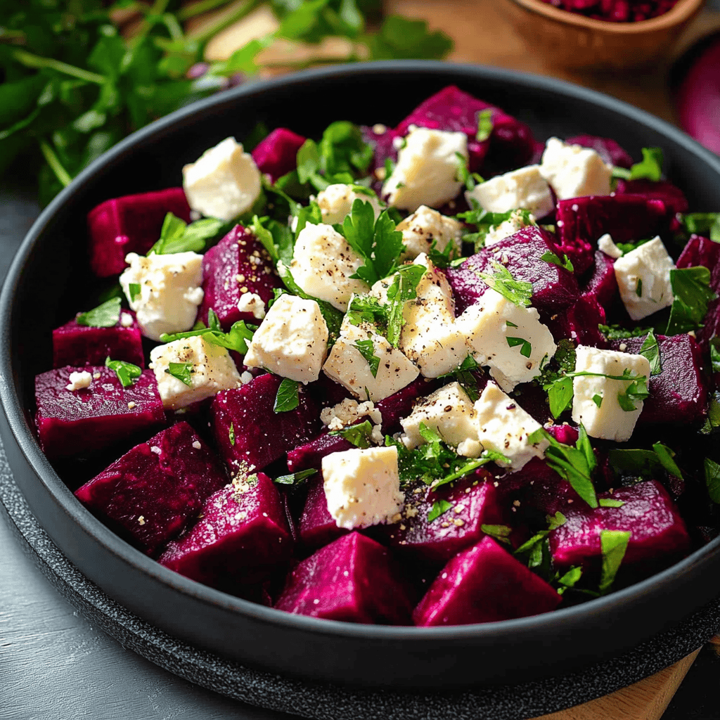 ** Delicious Beetroot and Feta Cheese Salad Recipe