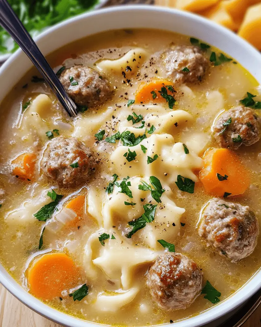 Swedish Meatball Soup – Creamy, Cozy, and Delicious