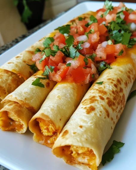 Cream Cheese Chicken Taquitos – Crispy, Cheesy & Irresistible