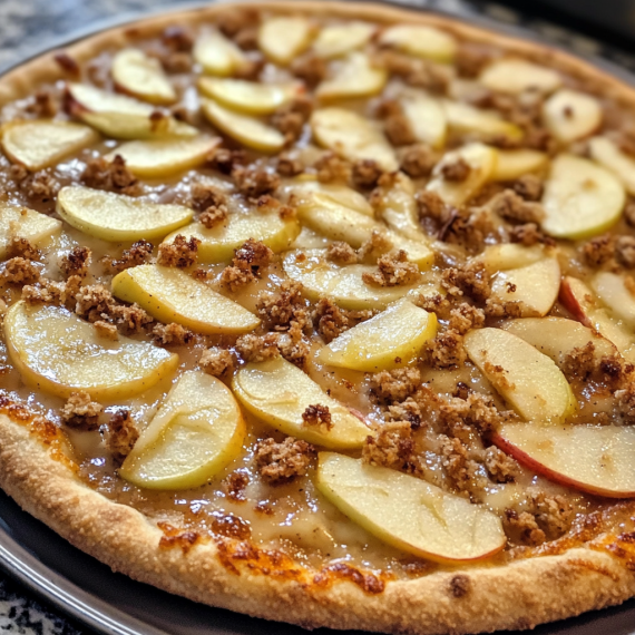 Apple Crisp Pizza