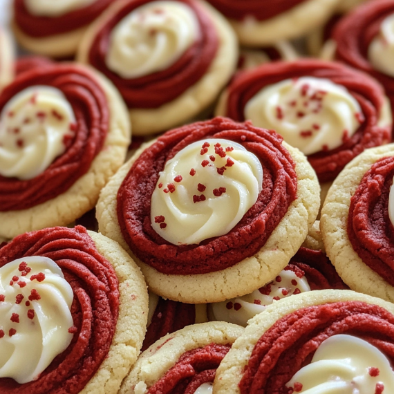 NYC-Style Red Velvet Cookies – Thick, Chewy & Loaded with White Chocolate