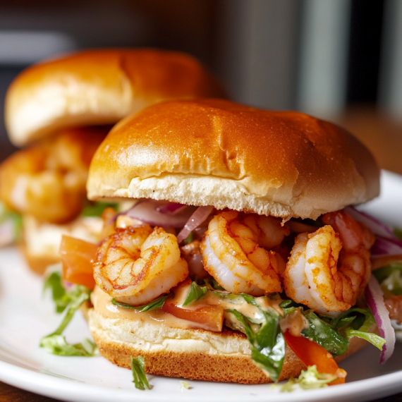 Shrimp Po’ Boy Sliders – Crispy, Flavorful & Perfectly Savory