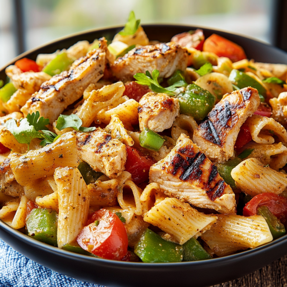 Grilled Chicken Cajun Pasta Salad – Bold & Flavorful
