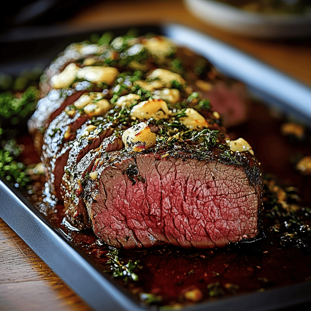 Herb Butter Beef Tenderloin Roast