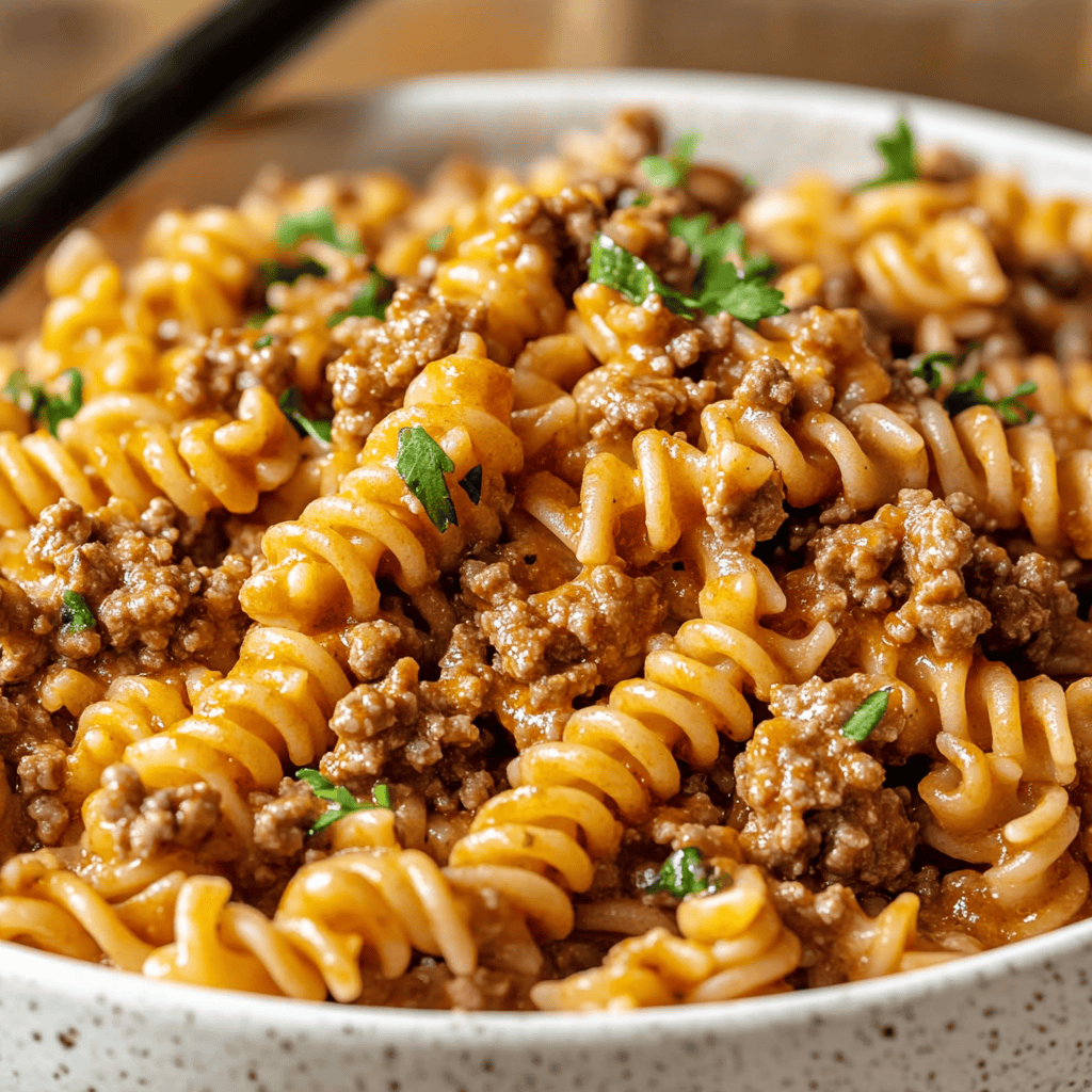 Delicious Ground Beef Pasta Recipe