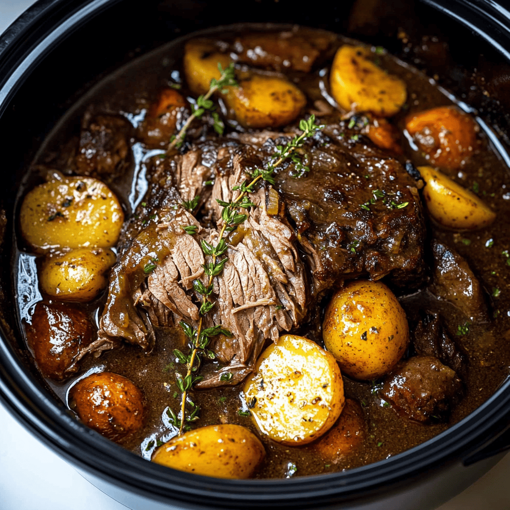 Crock Pot Roast (with Gravy!)