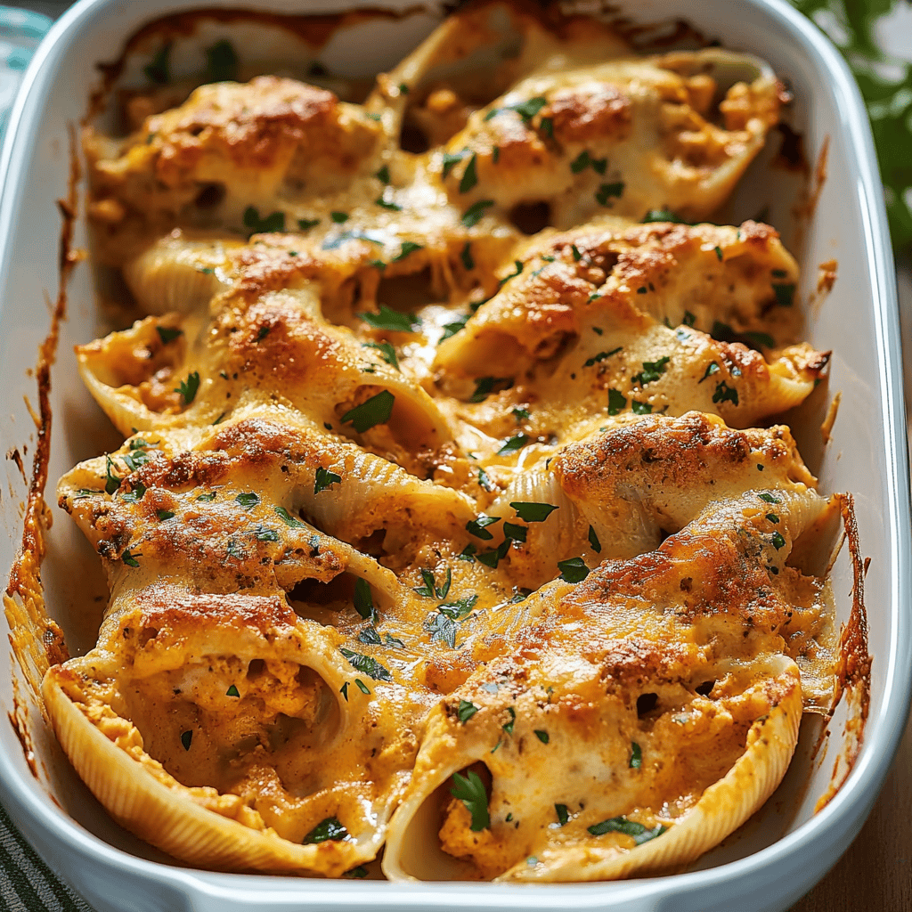 Creamy Cajun Stuffed Shells