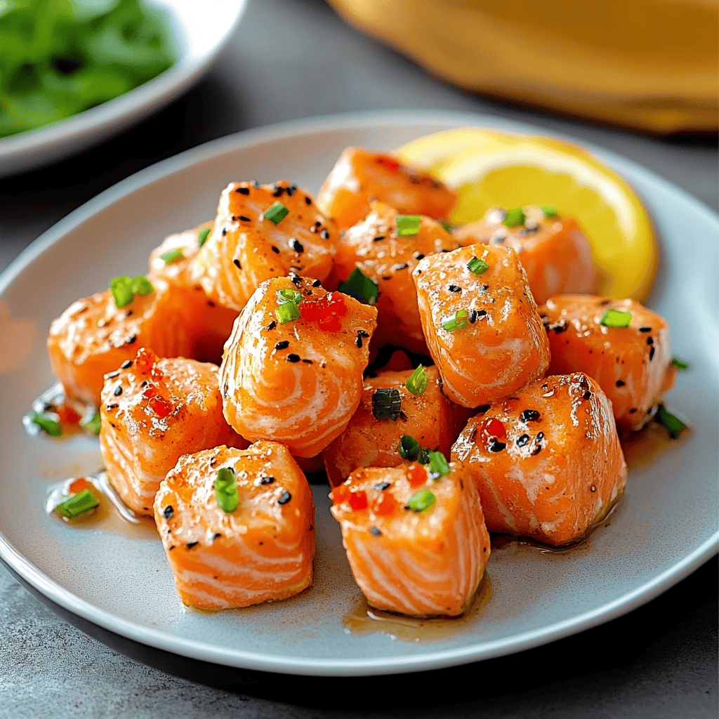 Crispy Bang Bang Salmon Bites (Sweet & Spicy)