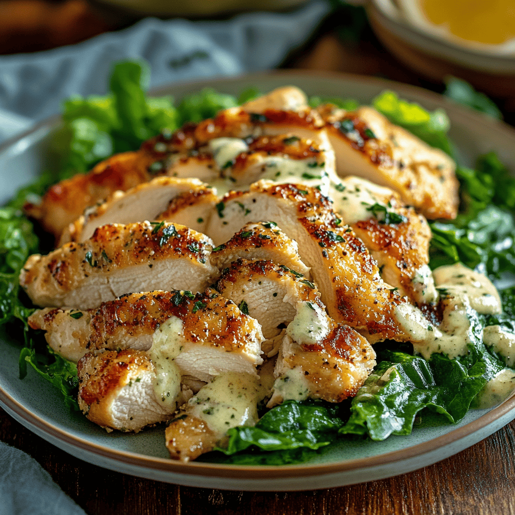 Melt In Your Mouth Caesar Chicken