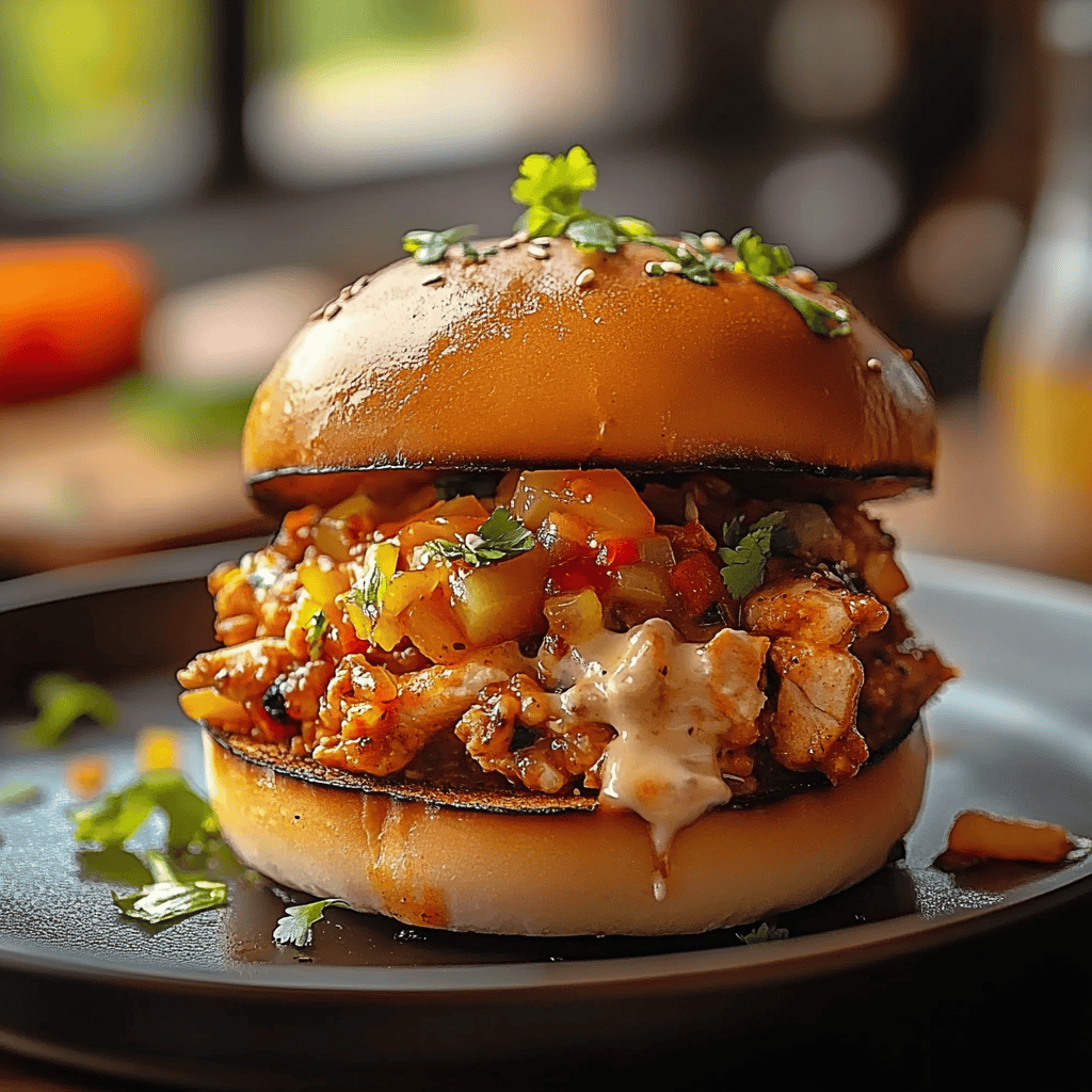 Flavorful Cajun Chicken Sloppy Joes Recipe