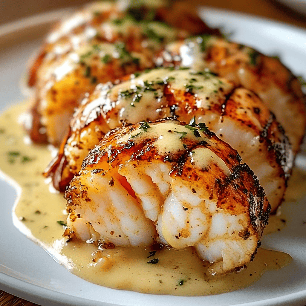 Creamy Garlic Butter Lobster Tails Recipe