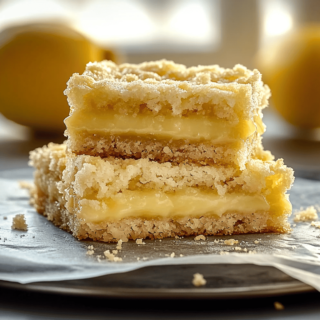 Delicious Lemon Crumb Bars Recipe